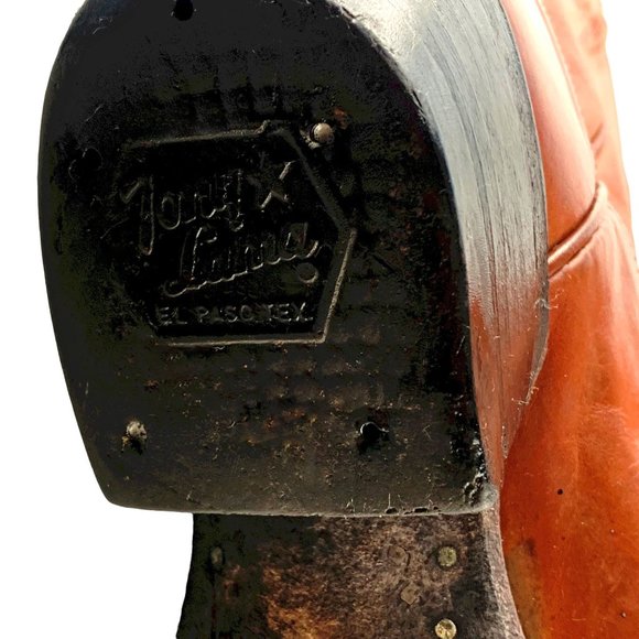 TONY LAMA‎ Style 6383 Cognac Lama Calf Leather Western Boots main image 10